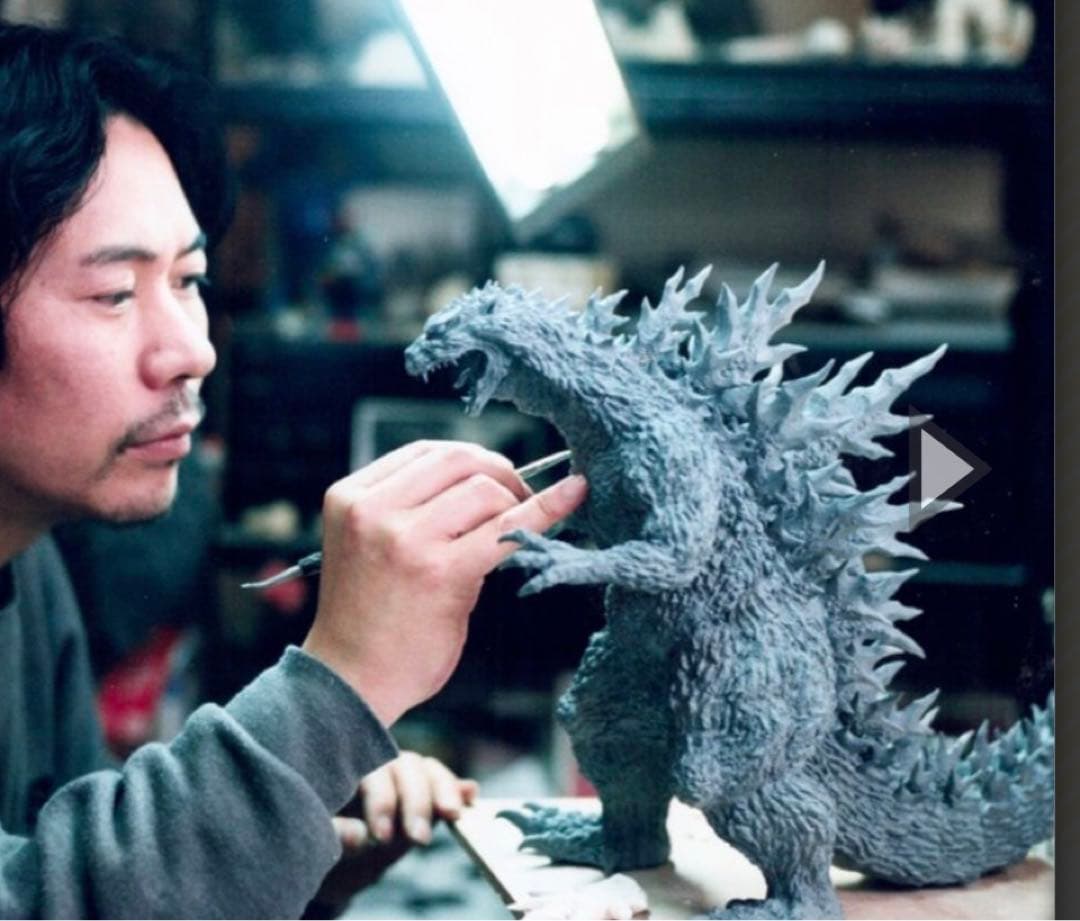 リアルマスターコレクション ゴジラ2000 ひな形レプリカ ソフビ 酒井ゆうじ