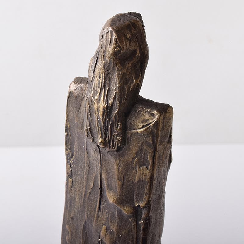 彫刻家　山本眞輔作　ブロンズ　「装い」　重さ約1.2㎏　C　R8108