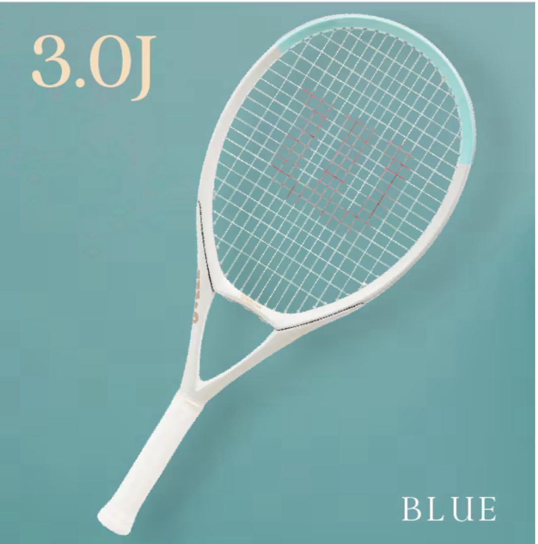 3.0J テニスラケット ローズゴールド/ブルー 10本セット