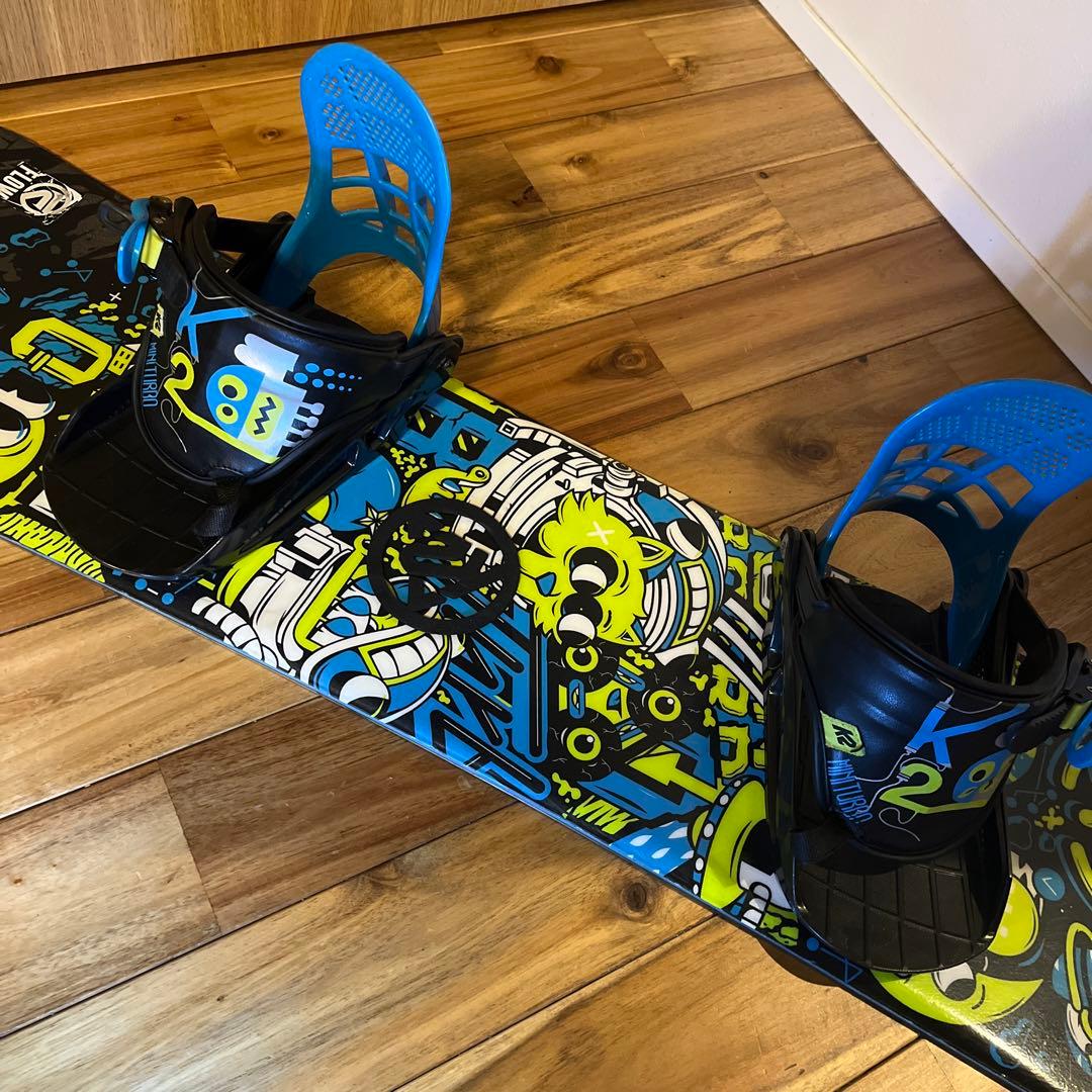 K2 スノーボード110㎝ バイン.ブーツ21.5㎝12/29〜1/6出荷不可