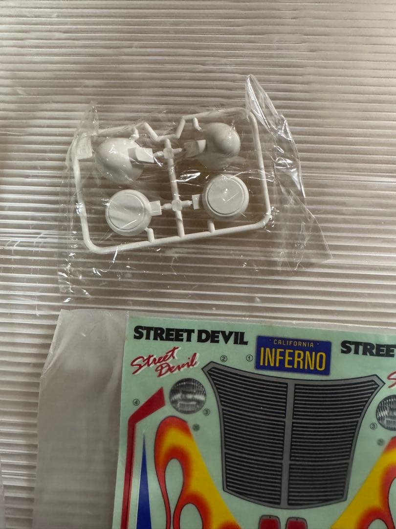 タミヤ 1/10 ストリートデビル　ボディ　デカール