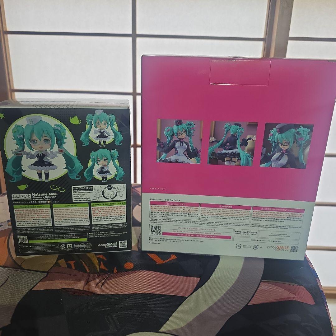 初音ミク　グラスカフェ フィギュアセット　おまけ付き