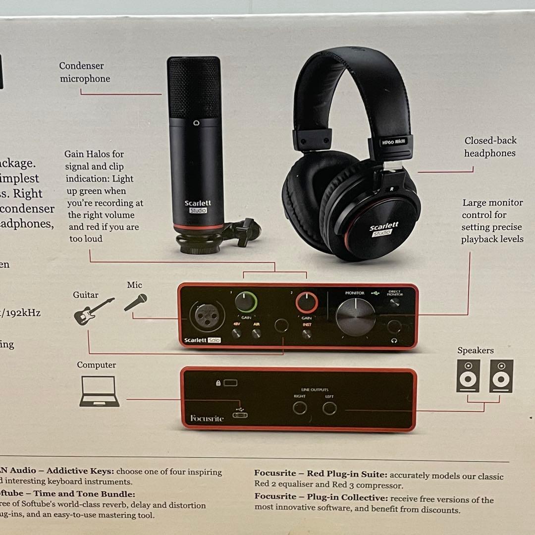 DTM・DAW Focusrite Scarlett Solo Studio Pack