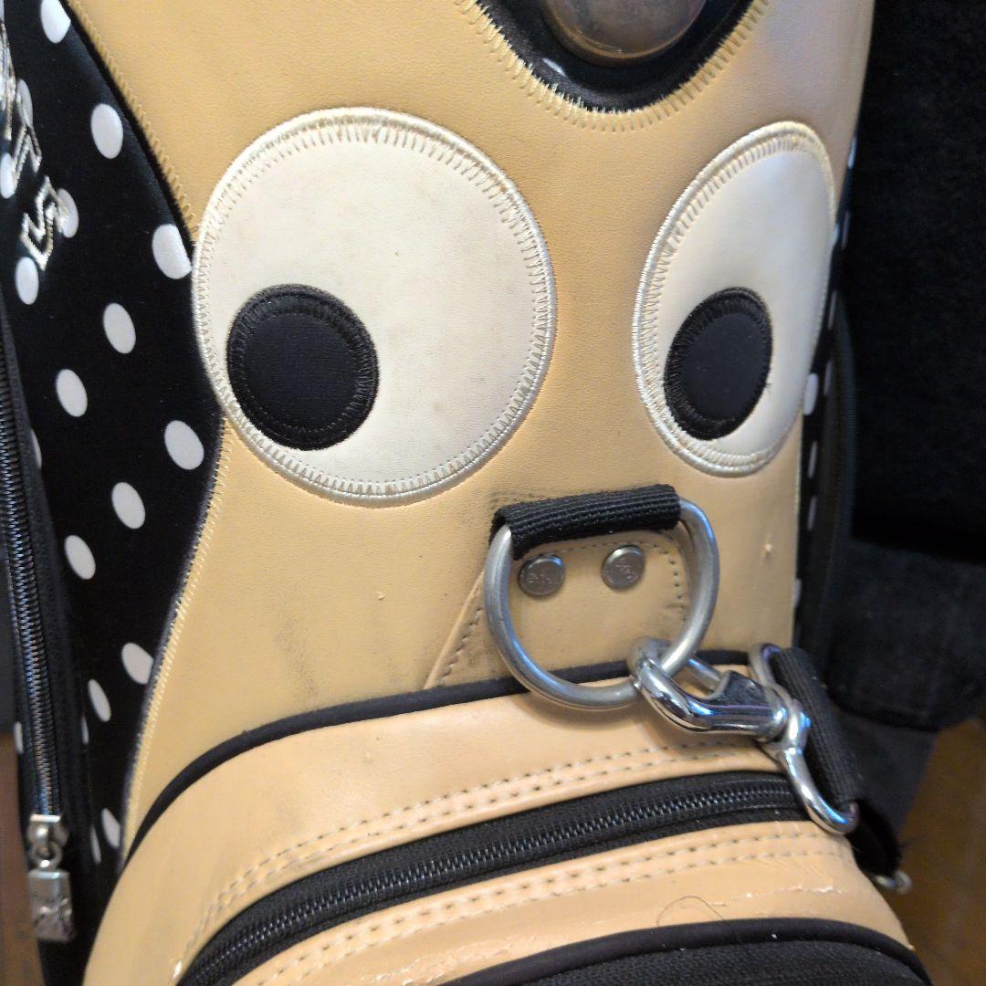 M・U SPORTS ドット柄キャディバッグ　キャスター付