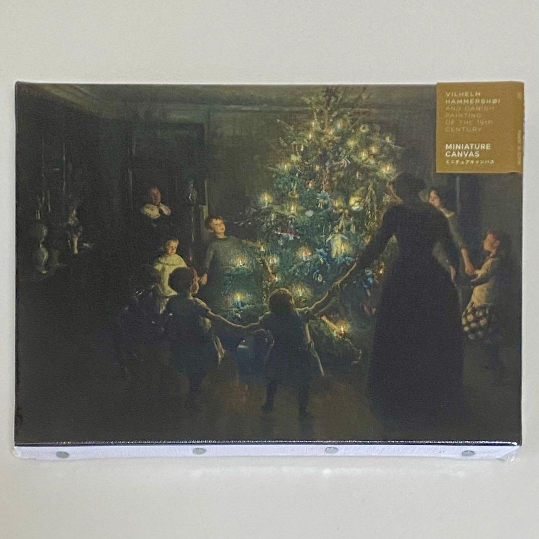 ハマスホイとデンマーク絵画展 ミニチュアキャンバス　きよしこの夜