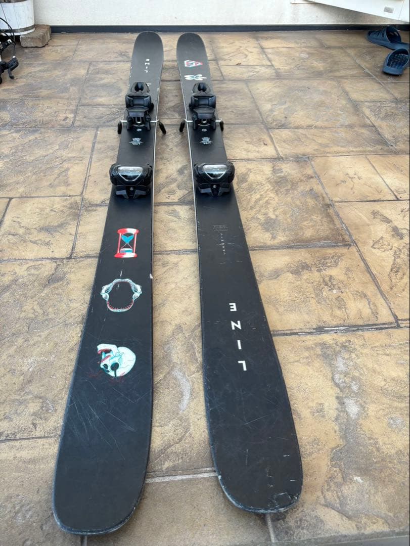 LINE AIX スキー板 ビンディング付き