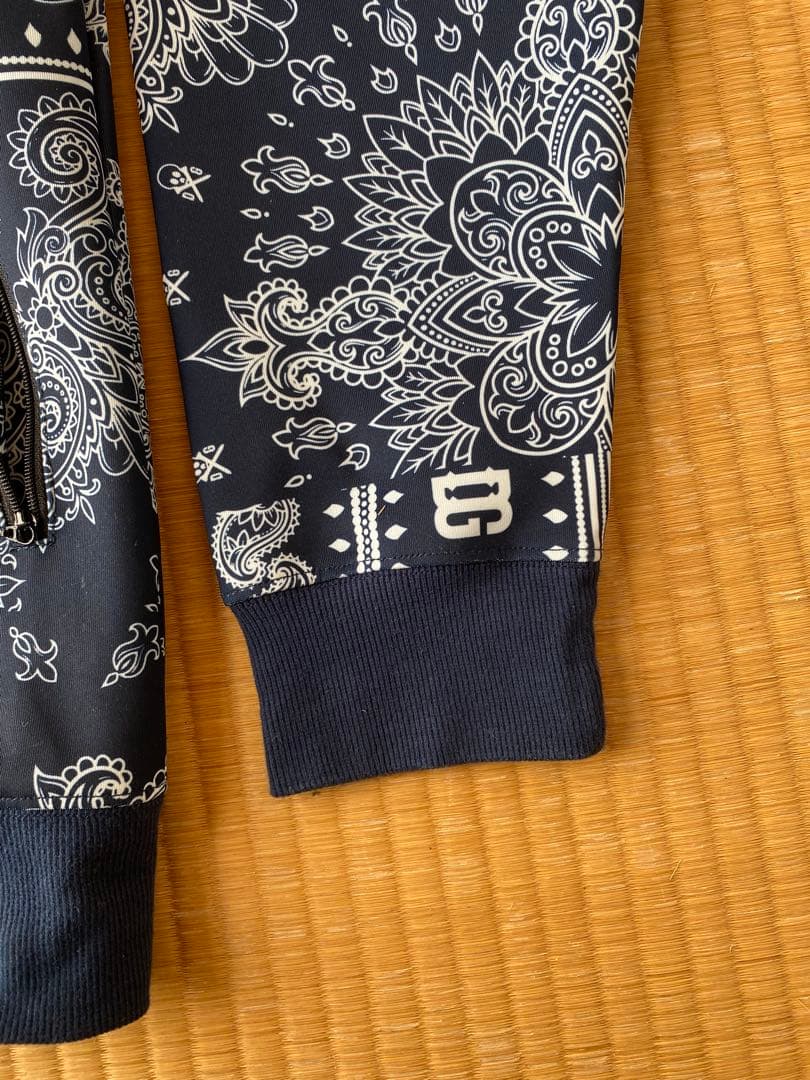 N724 DIVINER GOLF セットアップ ペイズリー ネイビー 総柄