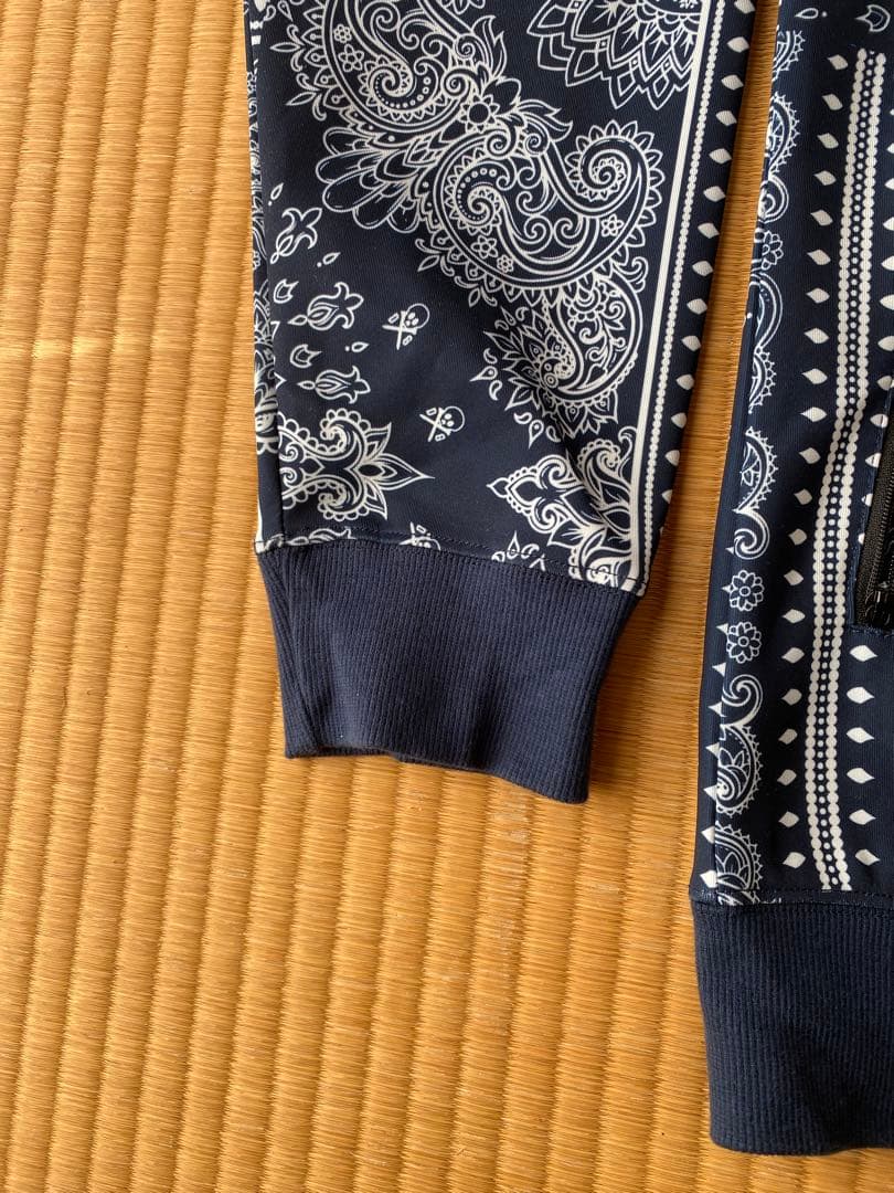 N724 DIVINER GOLF セットアップ ペイズリー ネイビー 総柄