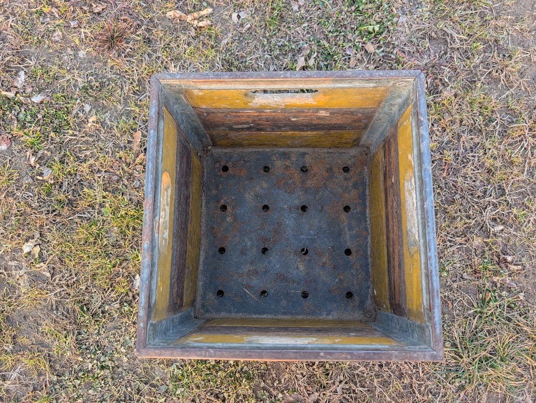 ヴィンテージ アイアンウッドボックス 木箱 ミルククレート wooden box