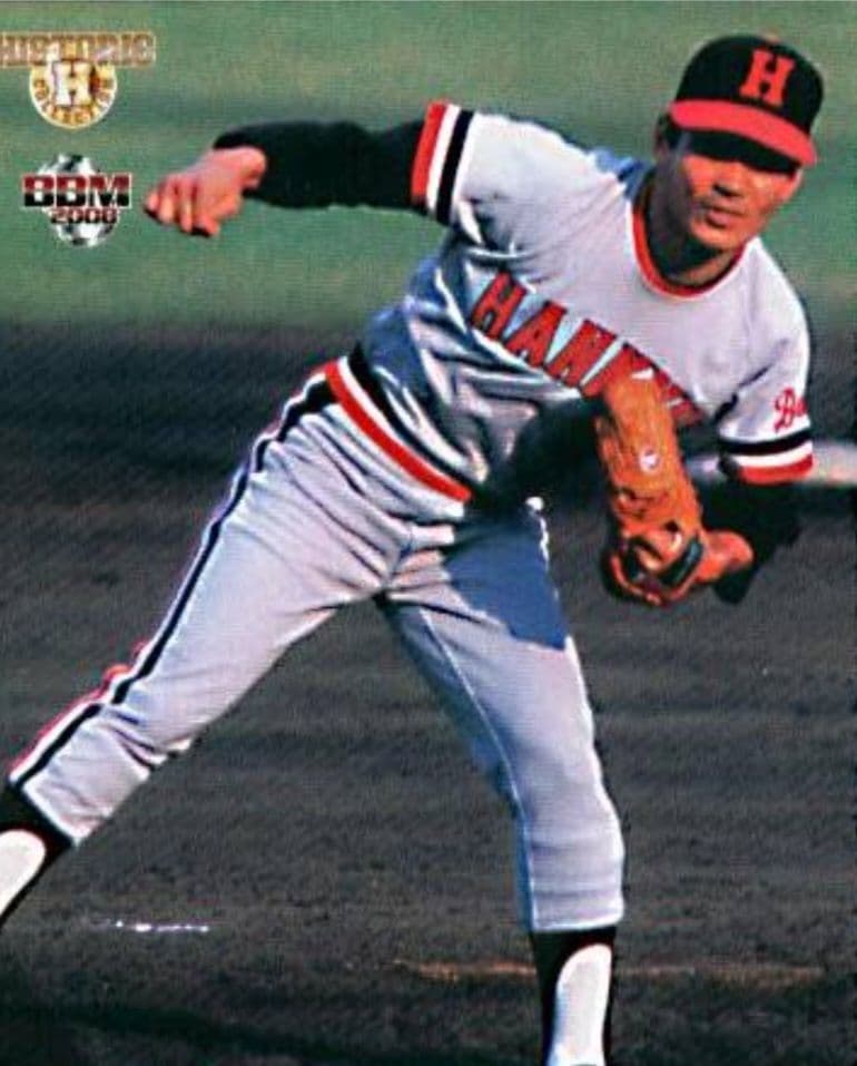 美津濃ワールドウィン硬式グローブ阪急ブレーブス山口高志投手刺繍入り、赤カップ