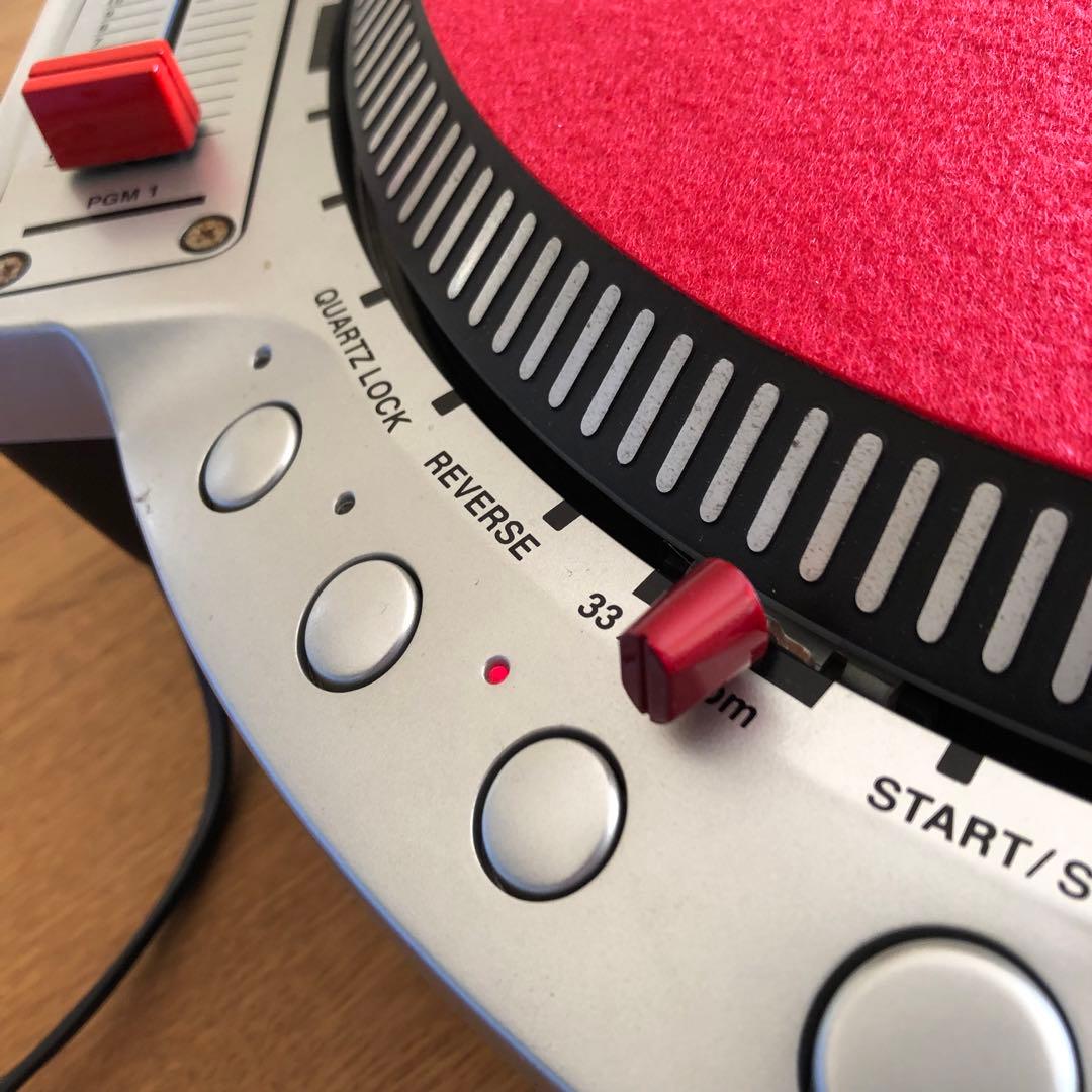 Vestax QFO ターンテーブル レッドノブカスタム 中古