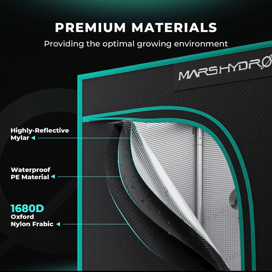 Mars Hydro グロウテント 【正規】120×60×180cm