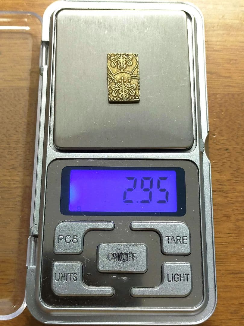 古銭　明治二分判金　別座　3枚