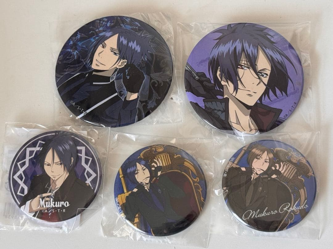 家庭教師ヒットマンREBORN 六道骸 くじメイト　缶バッジ