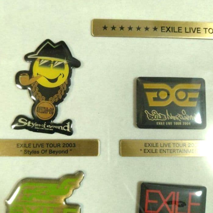 ★セットへ　EXILE LIVE TOUR PINS COLLECTION
