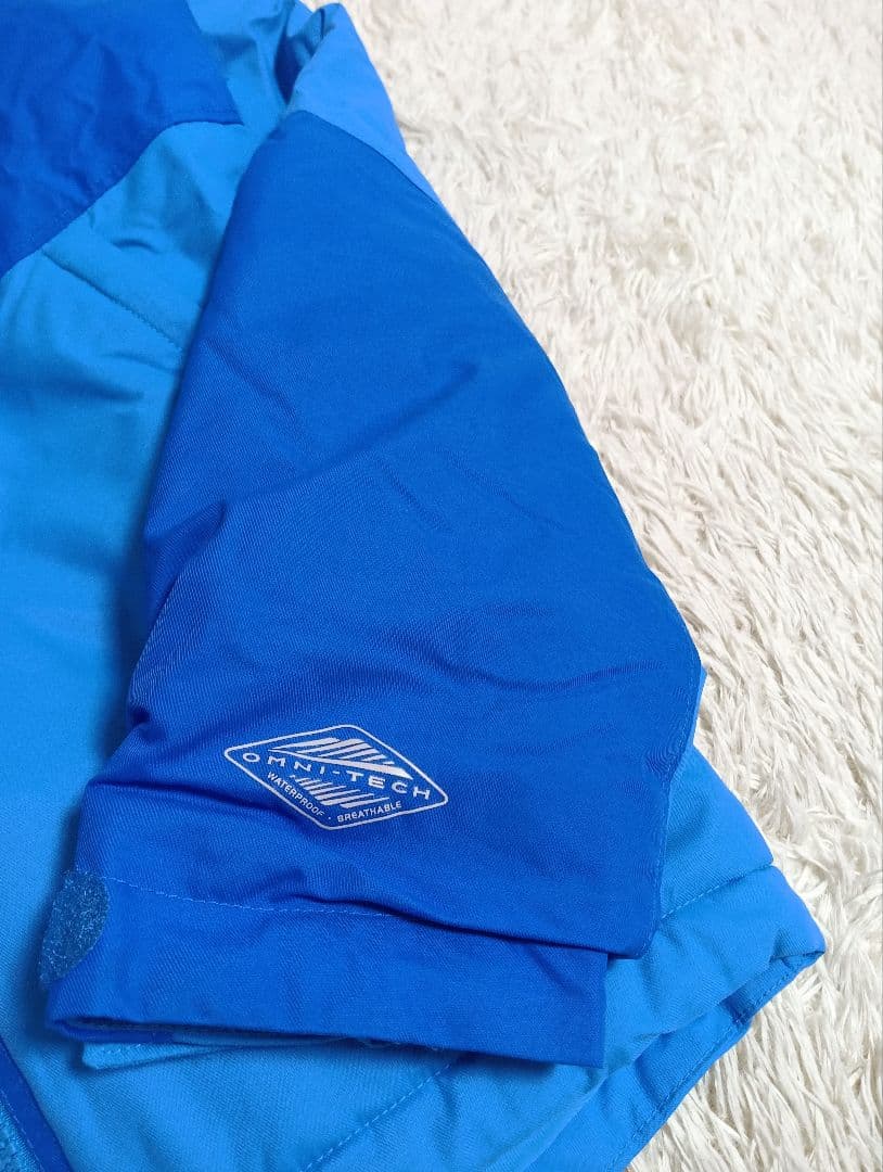 Columbia　美品　ブルー　ブラック　キッズ　Мサイズ　スキーウェア