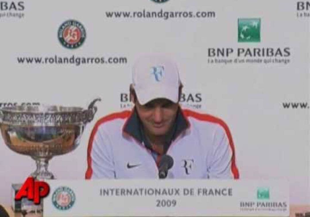 フェデラー 全仏2009 RFキャップ