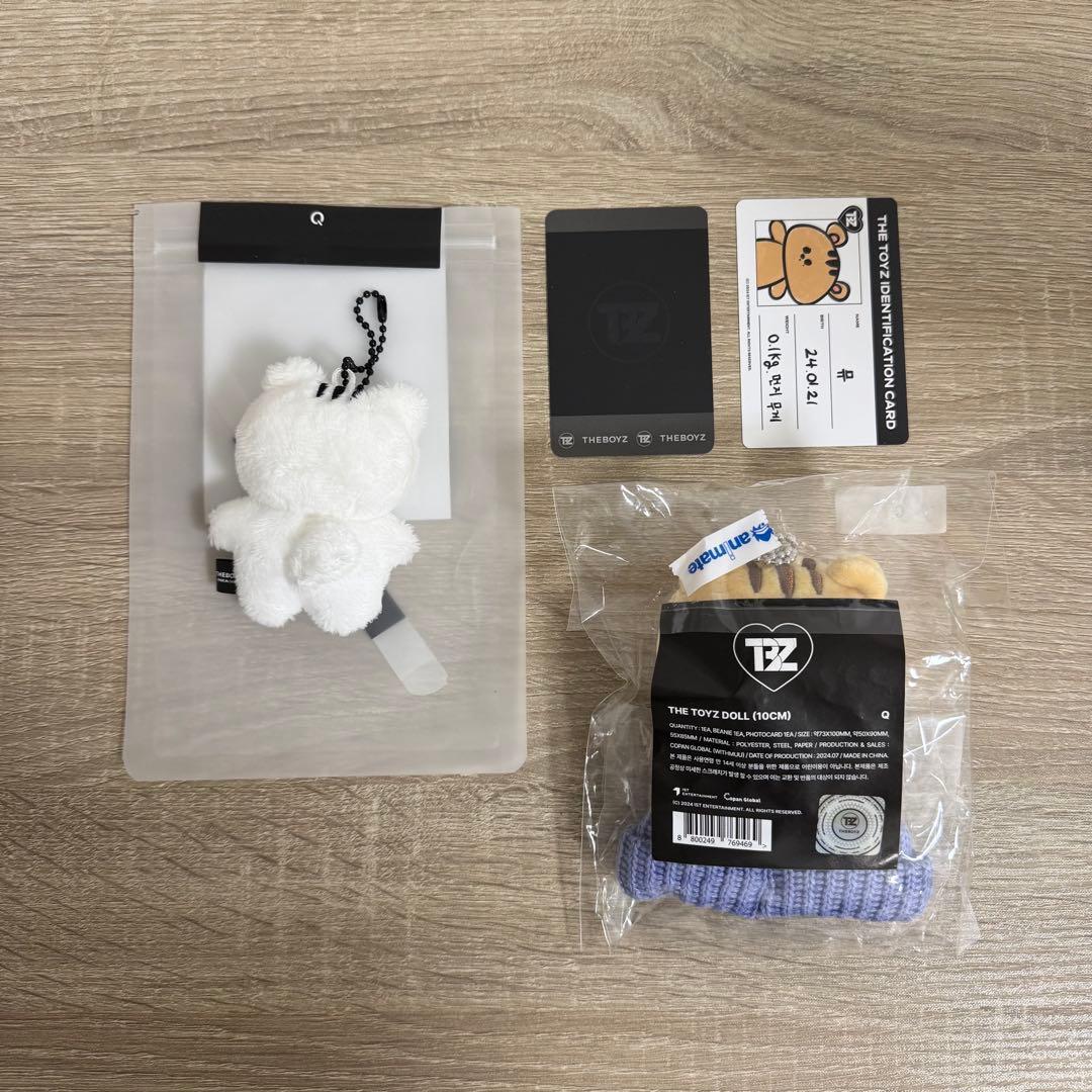 THEBOYZ ソウルコン ミニドール マスコット ぬいぐるみ キュー トレカ