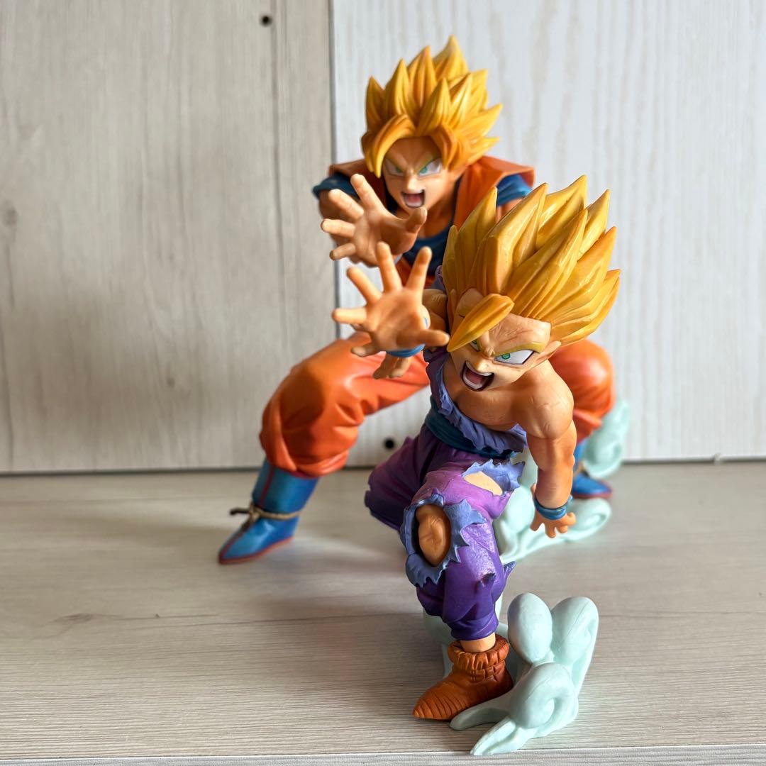 一番くじ ドラゴンボール Ａ賞 親子カメハメ波 悟空&悟飯フィギュア　開封品