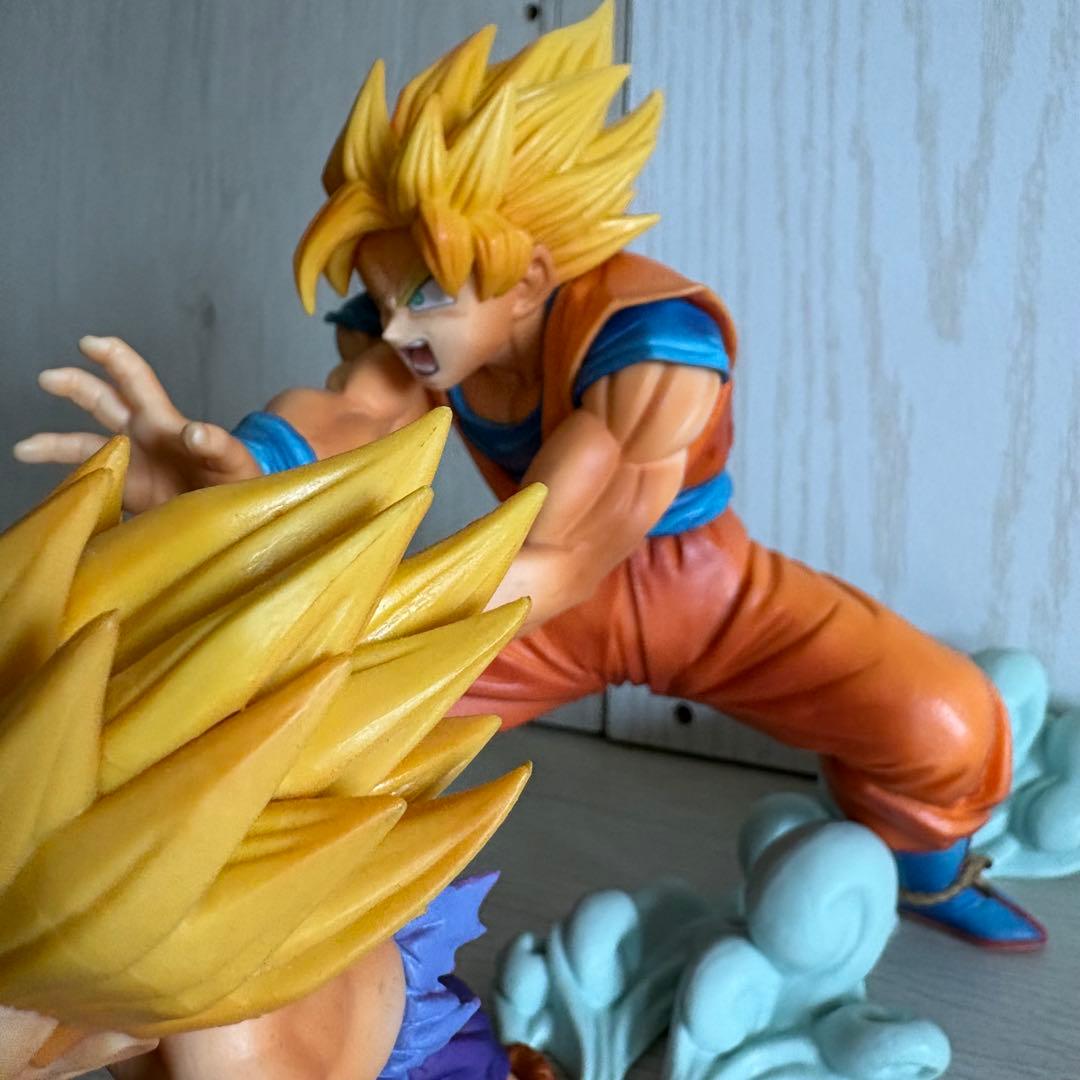 一番くじ ドラゴンボール Ａ賞 親子カメハメ波 悟空&悟飯フィギュア　開封品