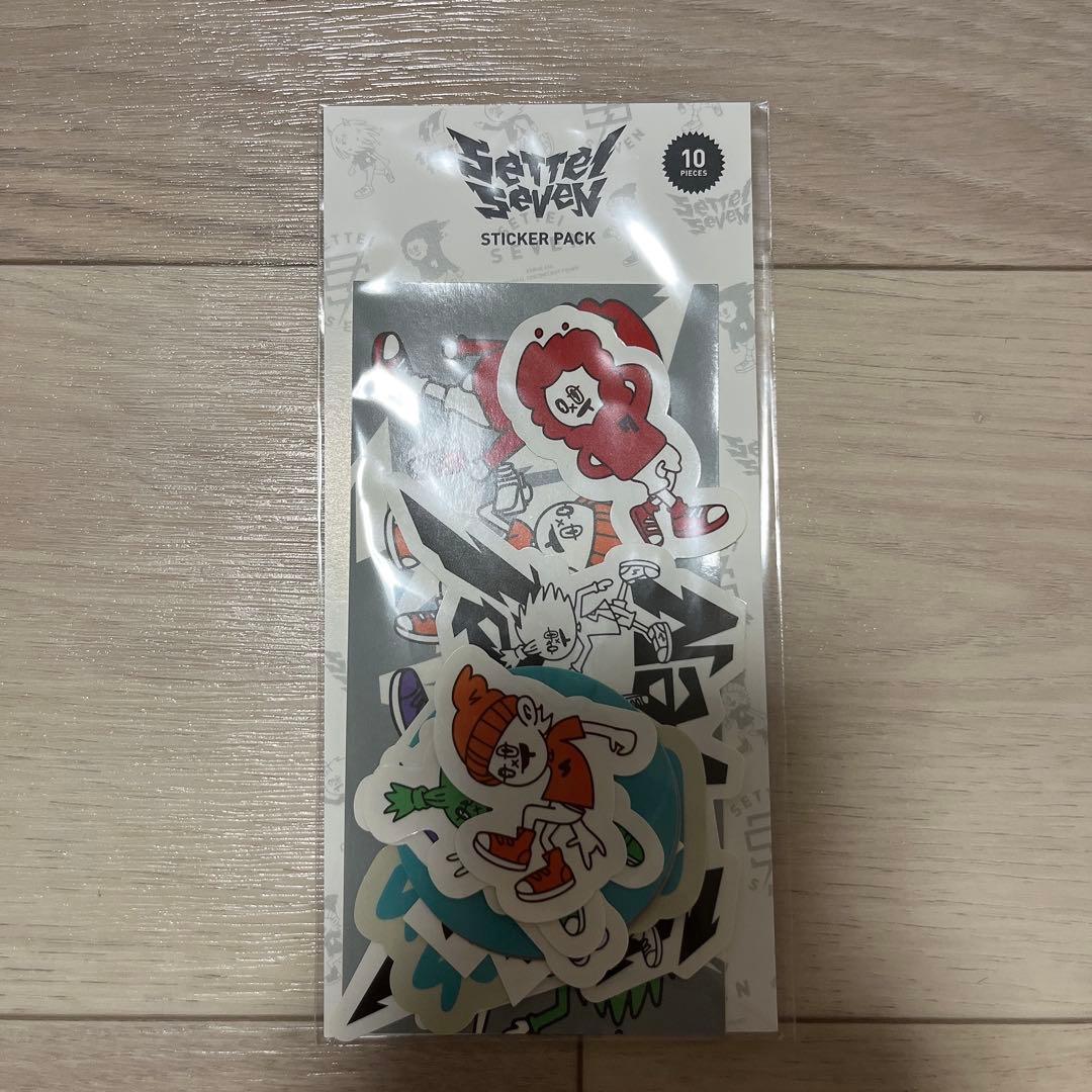 設定せぶん　グッズセット　1回表ステッカー付