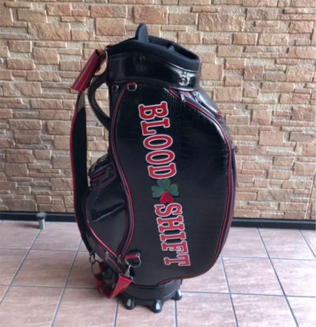希少 ☆ ブラッドシフト  ゴルフキャディバック クロコダイル調