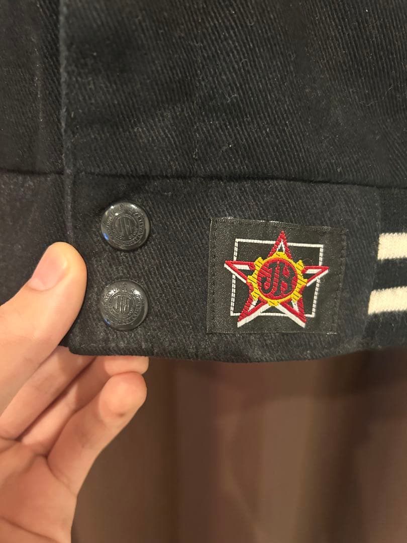 JH Design×NBA チームロゴ 総柄 スタジアムジャンパー　mサイズ相当