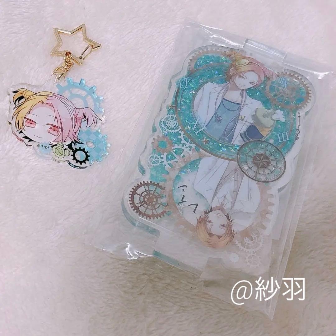 CLOCK ZERO アクリルキーホルダー　グリッターアクリルスタンド　レイン