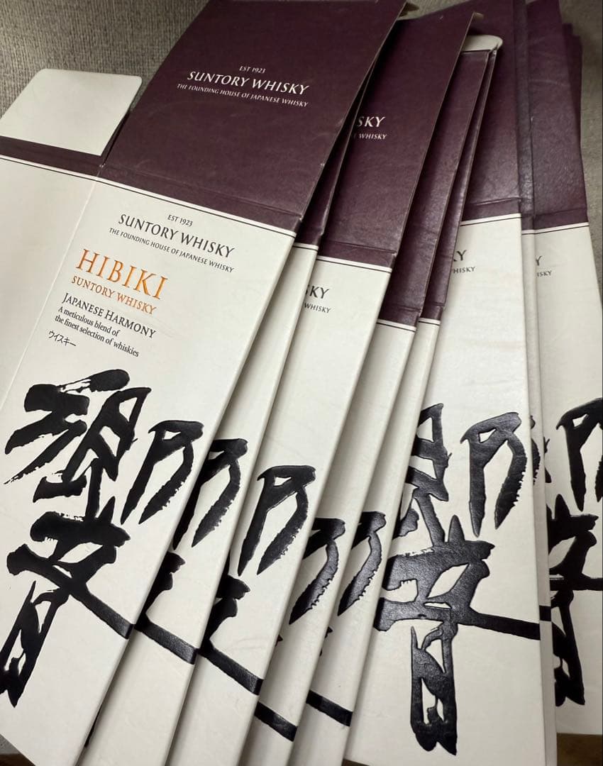 響ジャパニーズハーモニー15枚/空箱のみ/SUNTORY/カートン