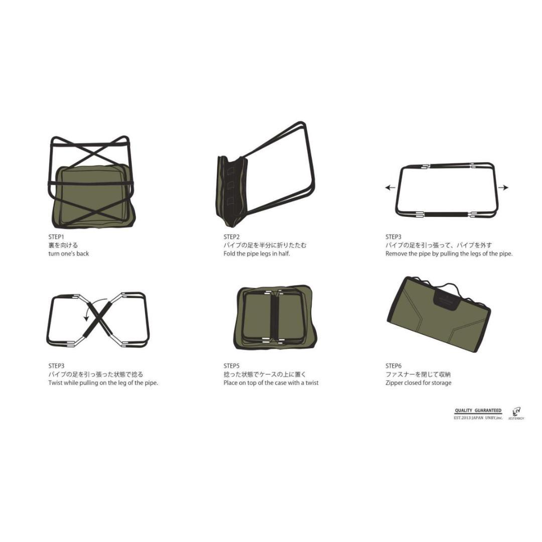 新品 AS2OV マルチオットマン カーキ 392300-65