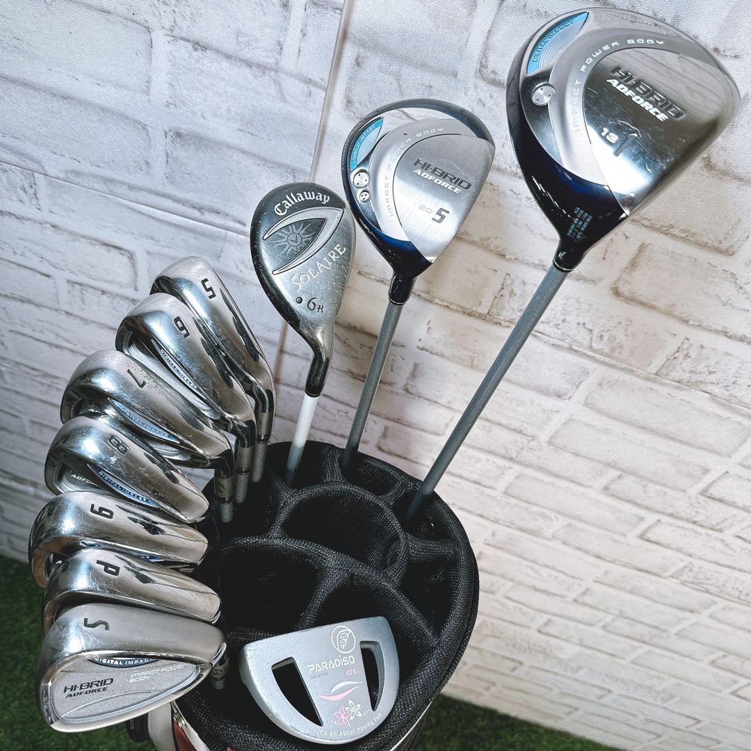 キャロウェイ　HI BRID ソレイユ　レディース ゴルフクラブ　ダンロップ