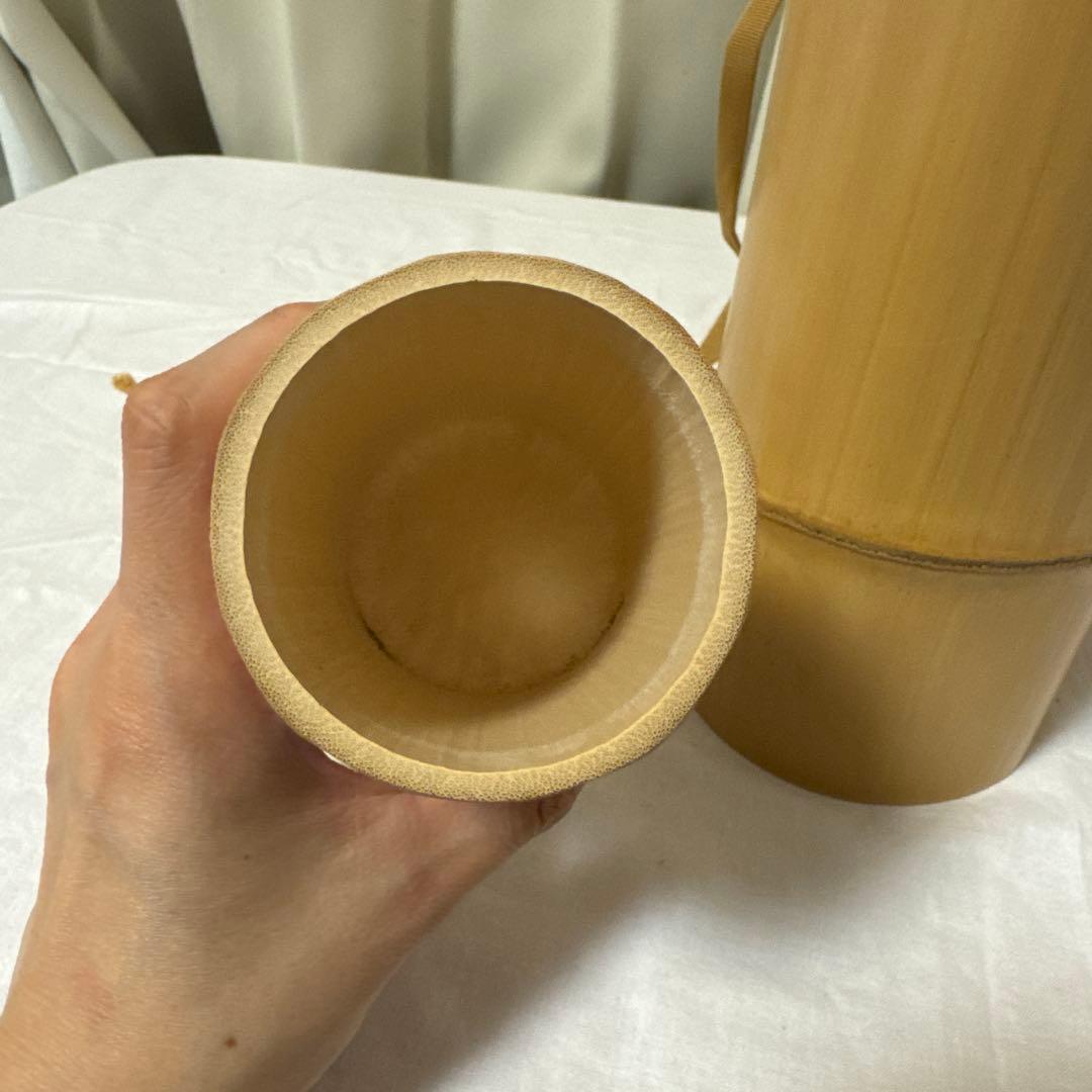 東大寺 二月堂 竹製 花入 茶道 茶道具