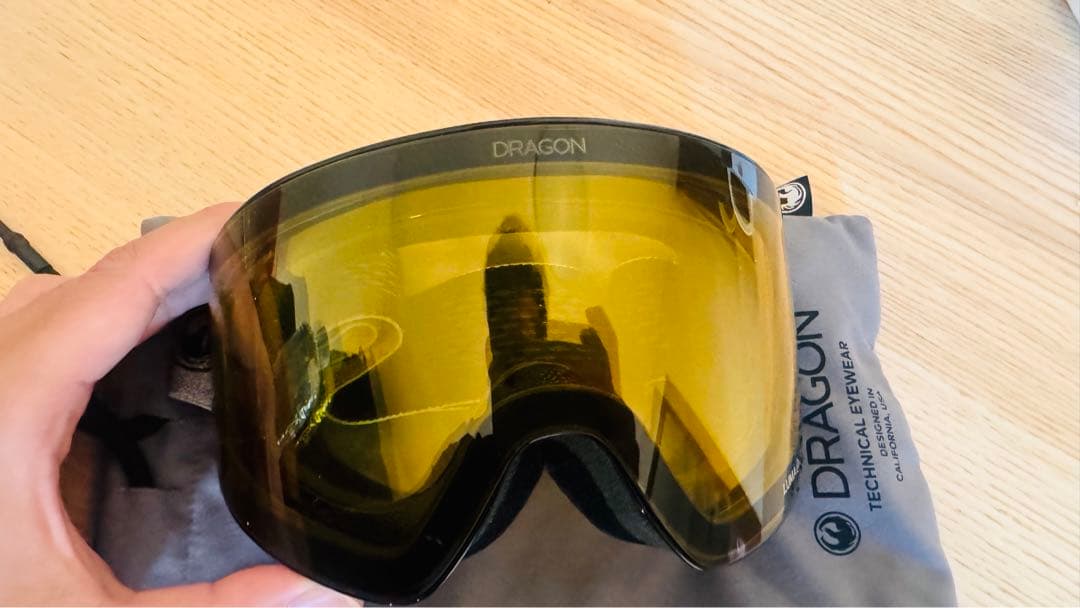 DRAGON PXV ゴーグル LUMA LENS 調光レンズ ゴールド