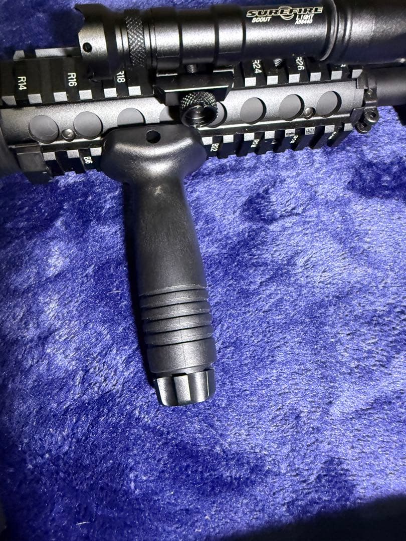 東京マルイ M4 CQB-R ガスブロ 外装カスタム + 迷彩ケース