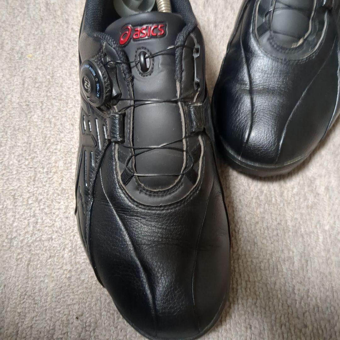 アシックス ゴルフシューズ 上位モデル 黒 26.5cm 目立った傷や汚れなし！