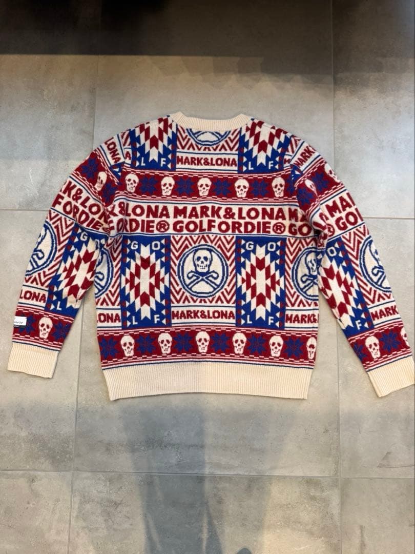 【美品】マークアンドロナ　カシミアニット　48(Ｌ)