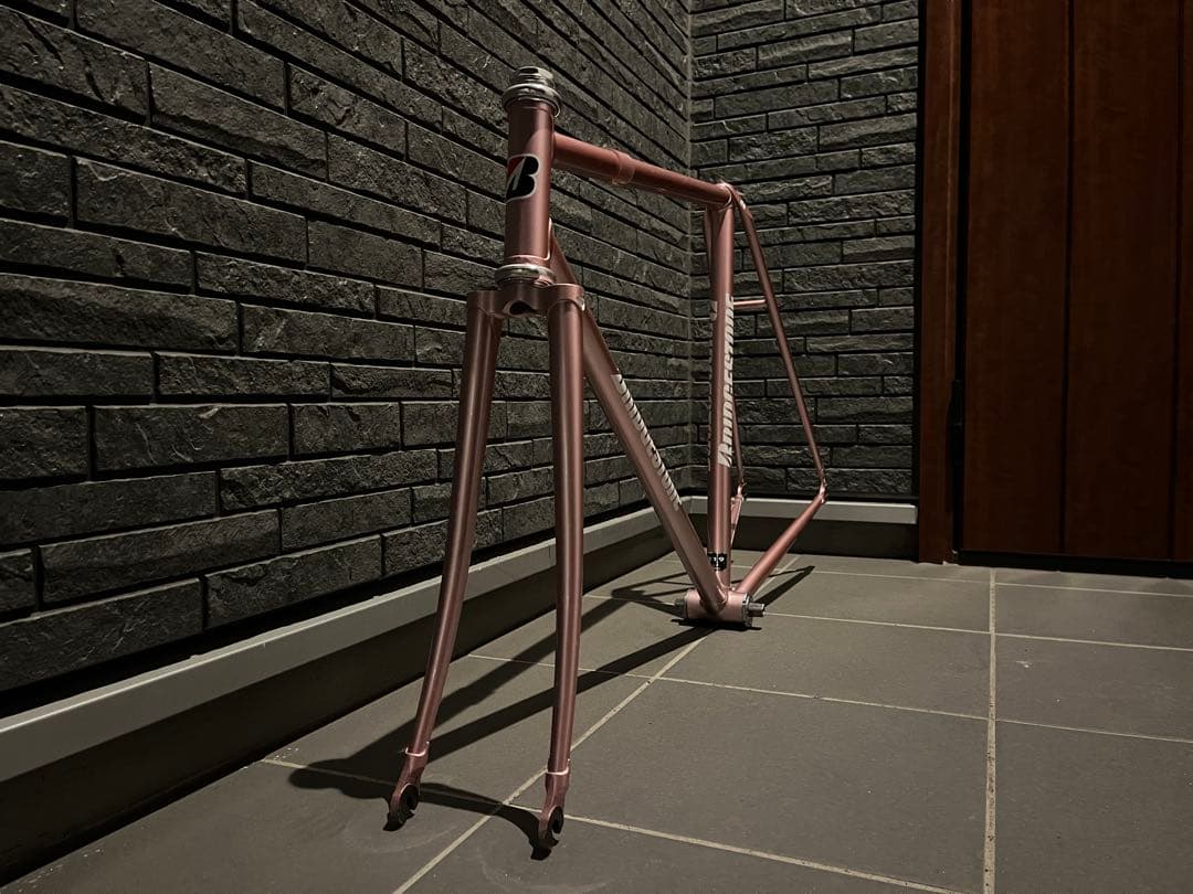 BRIDGESTONE njs フレームセット BB付き ピスト 競輪