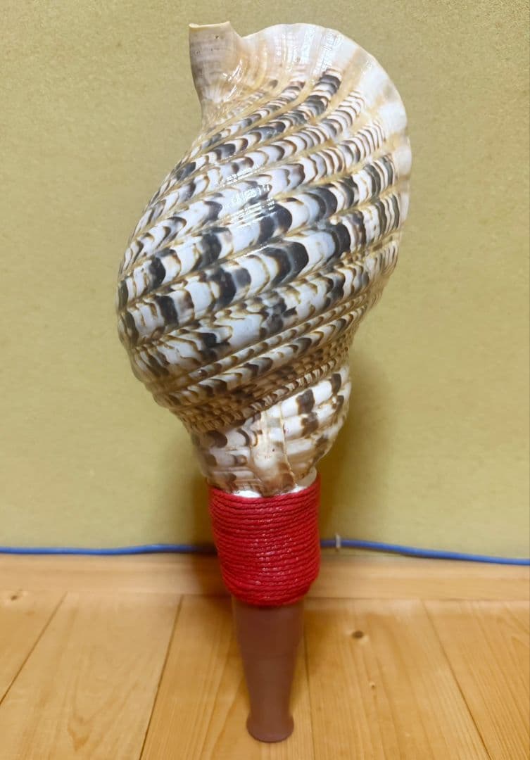 綺麗な最大級の修験道法螺貝44㎝山伏 ホラガイほら貝 熊よけ