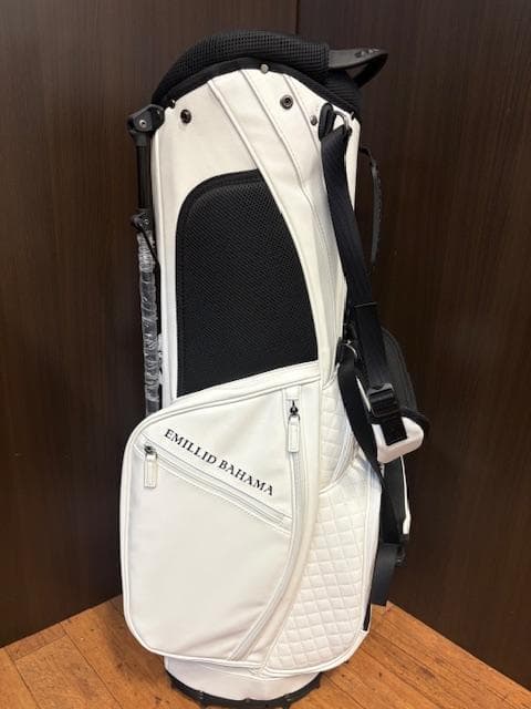 エミリッドバハマ ゴルフスタンドバッグ ホワイト 新品
