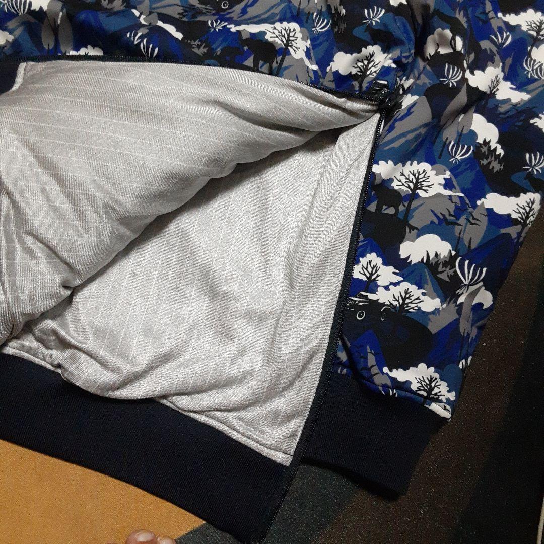 Jack Bunny ジャックバニー 中綿スニード　総柄　プルオーバージャケット