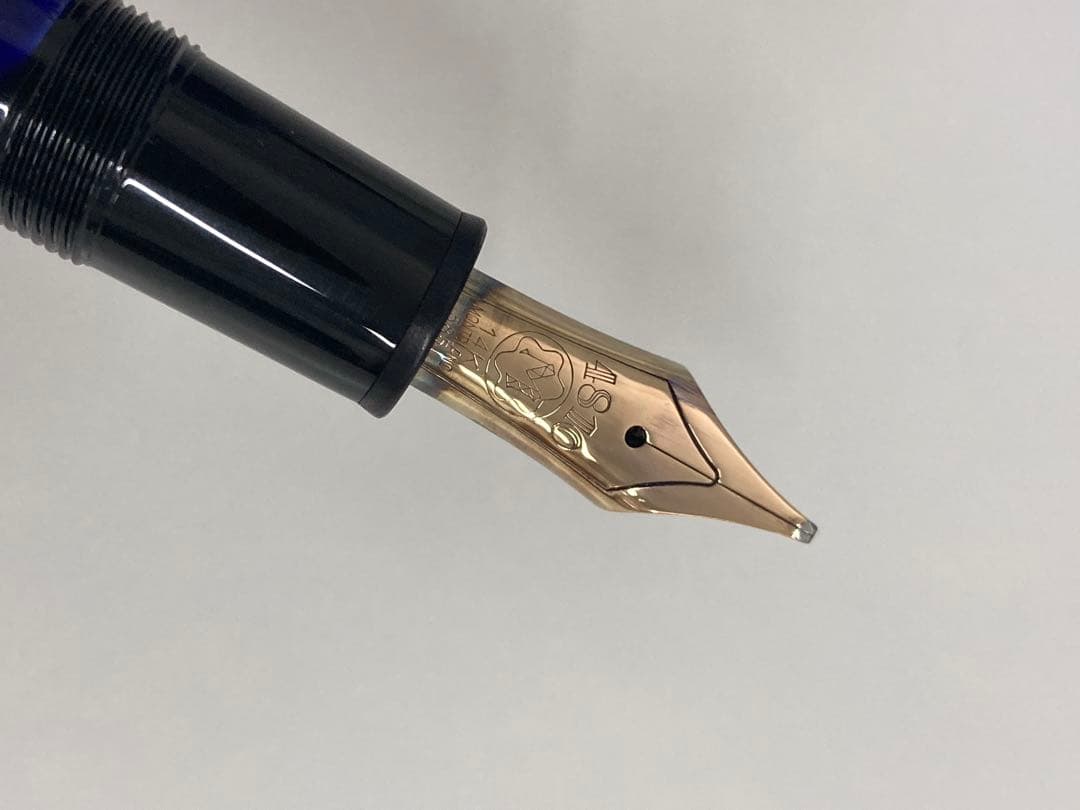 【美品】モンブラン 146 万年筆 M 中字 14K インクセット/おまけ2点付