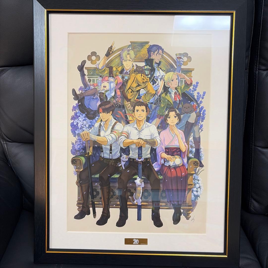 逆転裁判 20周年 「塗和也」豪華描き下ろしキャラファイングラフ