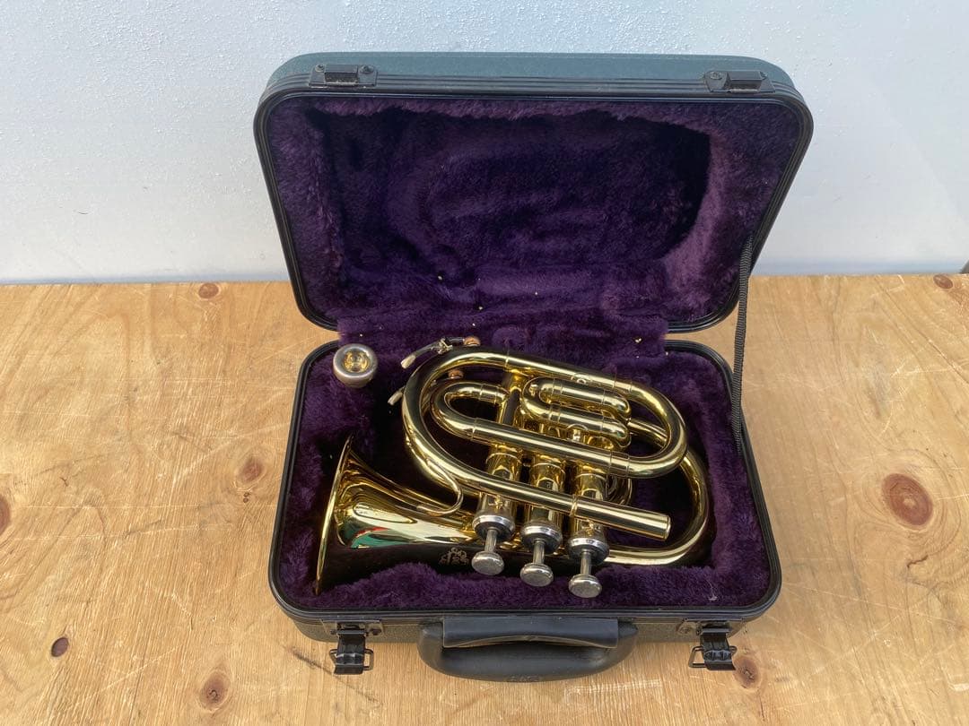 J Michael ミニトランペット　ハードケース　中古品