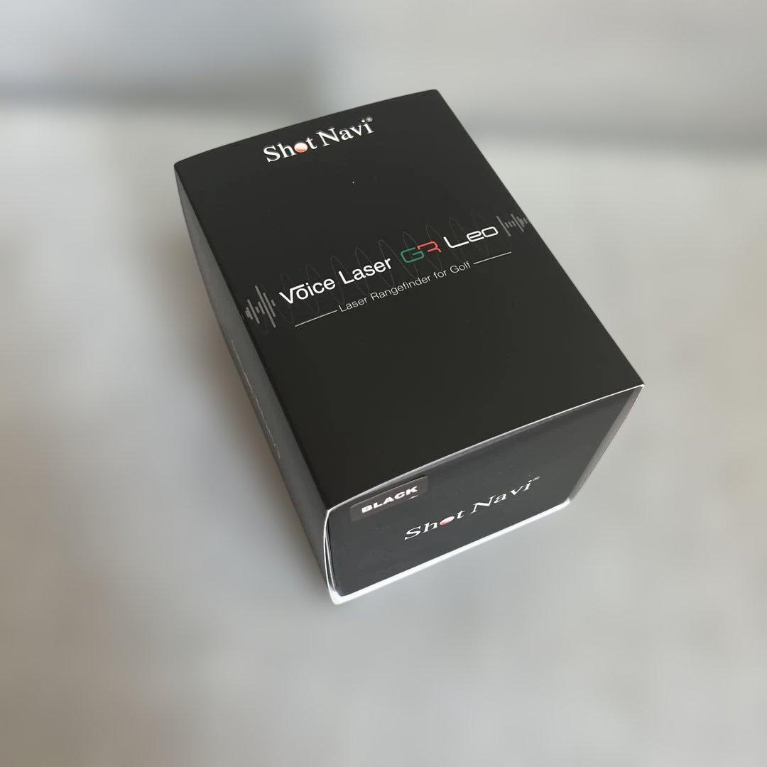 【新品・未使用】ショットナビ　ボイスレーザーGR LEO ブラック
