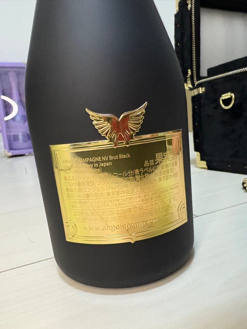 エンジェルシャンパン ブラック 5周年 専用BOX アニバーサリー