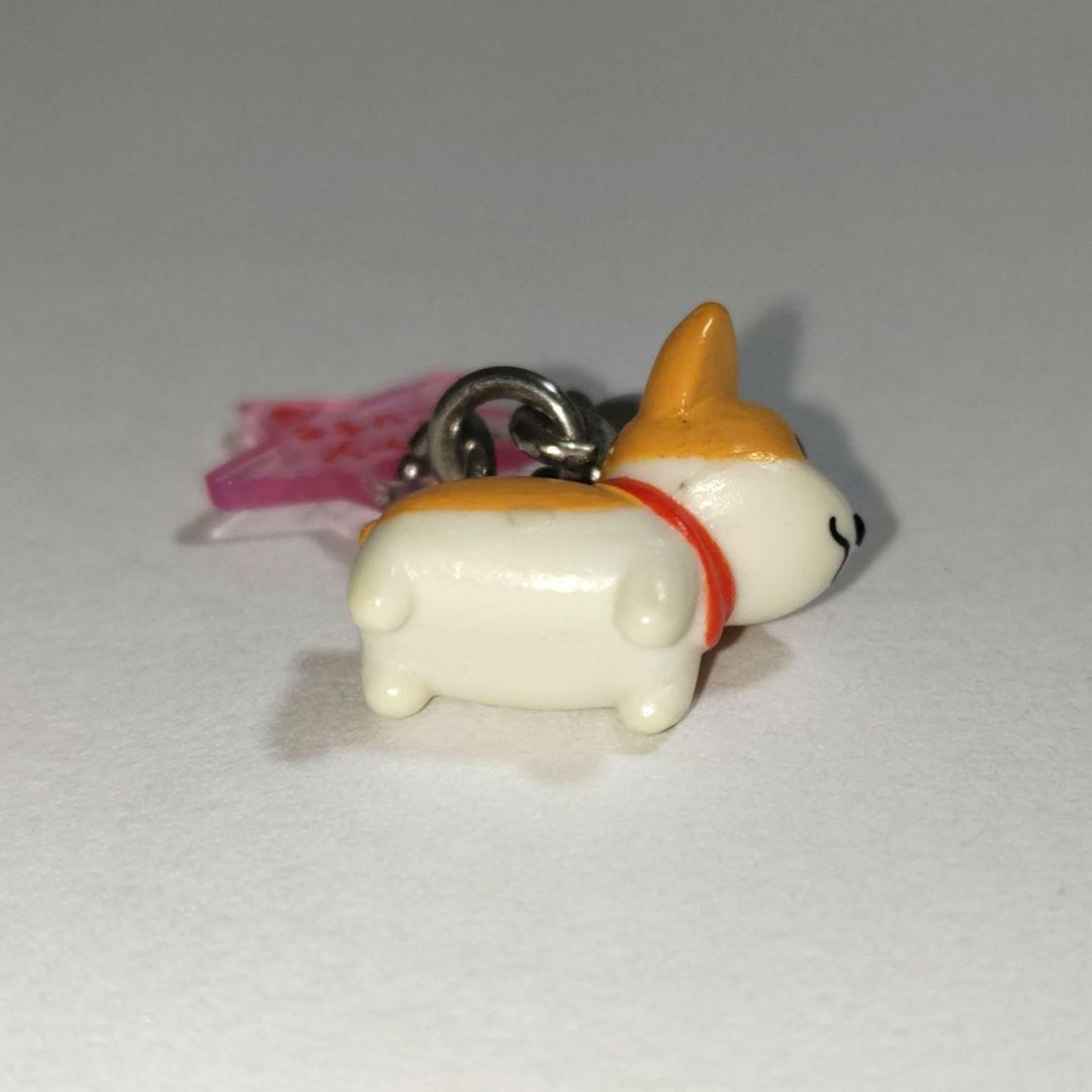 【当時物】わんわんわんこ　ファスナーホルダー　コーギー　チャーム　平成レトロレア