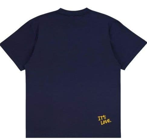 アサヒ TREASURE❤yellow Tシャツ L ネイビー MD