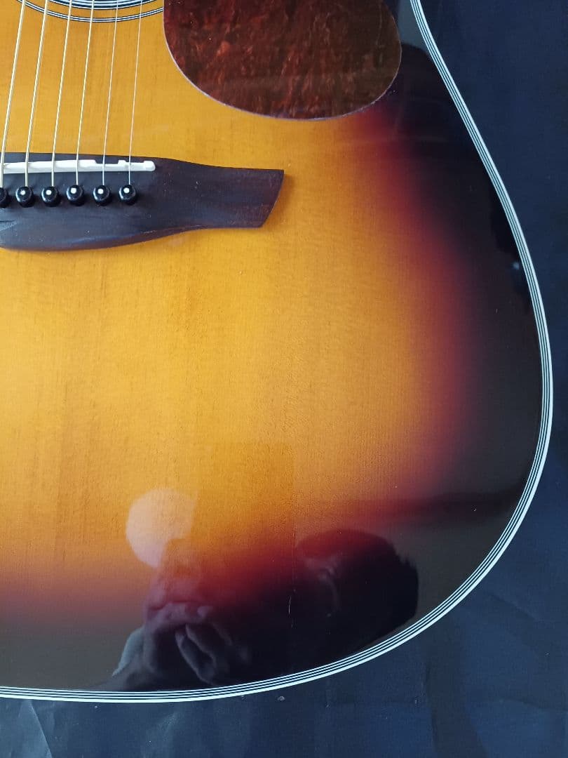 【送料込】【美品】James　ドレッドノート　島村楽器　トップ単板　整備済