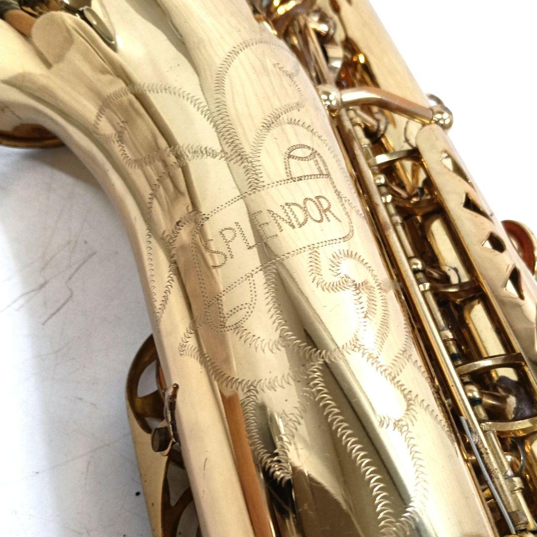 SPLENDOR アルトサックス本体 ゴールドケース 付属品付き 上319