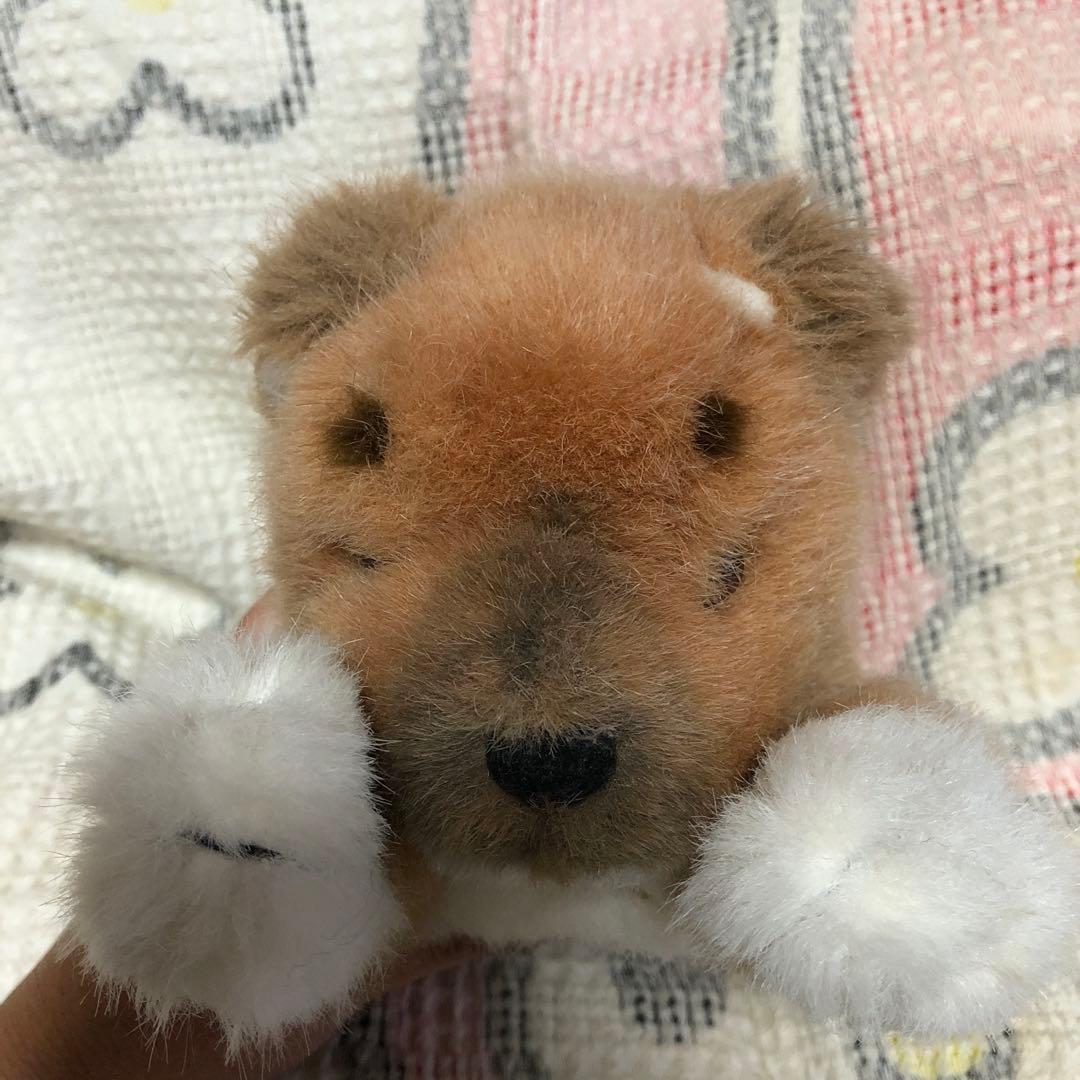 平成レトロ　1992 バンダイ×セキグチ製　鳴く　犬　ぬいぐるみ　中古品